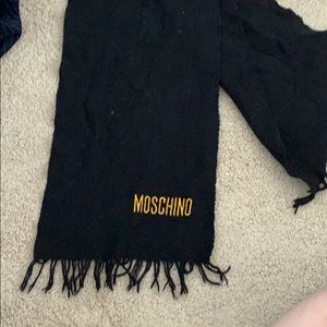 Moschino couture wool scarf